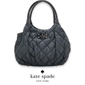 Kate Spade ♠️ Quilted Nylon Satchel Handbag